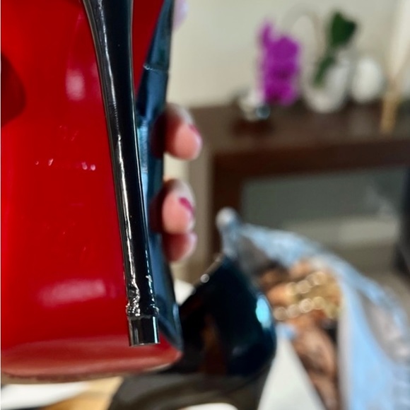 CHRISTIAN LOUBOUTIN SO KATE 120 PATENT 💯 AUTHENTIC - Picture 4 of 6